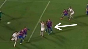 [VIDEO] Desde otro ángulo: El penal que cobraron a favor de Nacional ante Cerro