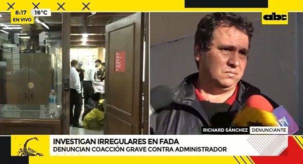 Denuncian por coacción grave al administrador de la FADA