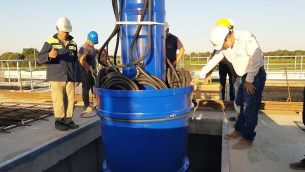 Instalan seis máquinas en estación de bombeo de la Defensa Costera de Pilar