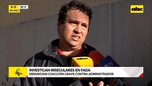 Video: Investigan irregularidades en FADA - ABC Noticias - ABC Color