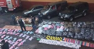 La Policía decomisó mercaderías de contrabando por un valor que supera los 33 millones de pesos en Posadas