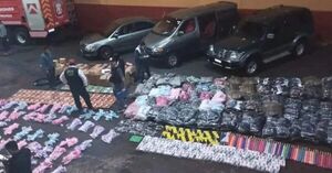 La Policía decomisó mercaderías de contrabando por un valor que supera los 33 millones de pesos en Posadas