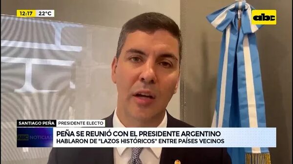 Video: Santiago Peña se reunió con Alberto Fernández - ABC Noticias - ABC Color