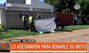Lo asesinaron para robarle su moto | Telefuturo