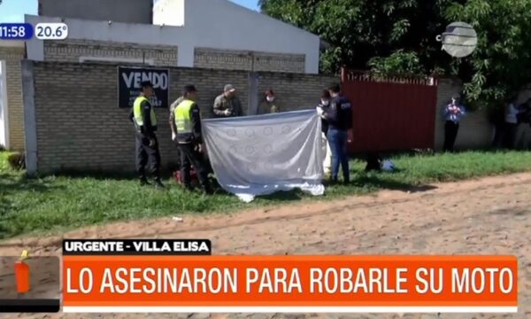 Lo asesinaron para robarle su moto | Telefuturo