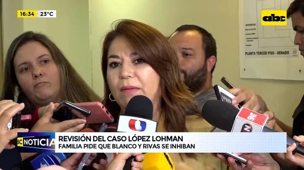 Video: Hijas de López Lohman piden que parlamentarios se inhiban mañana en el JEM - ABC Noticias - ABC Color