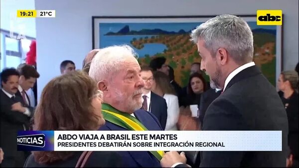 Video: Mario Abdo viajará a Brasil para Unión de Lideres Sudamericanos - ABC Noticias - ABC Color