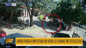 Detienen a pareja “implicada” en robo de motocicletas en Lambaré