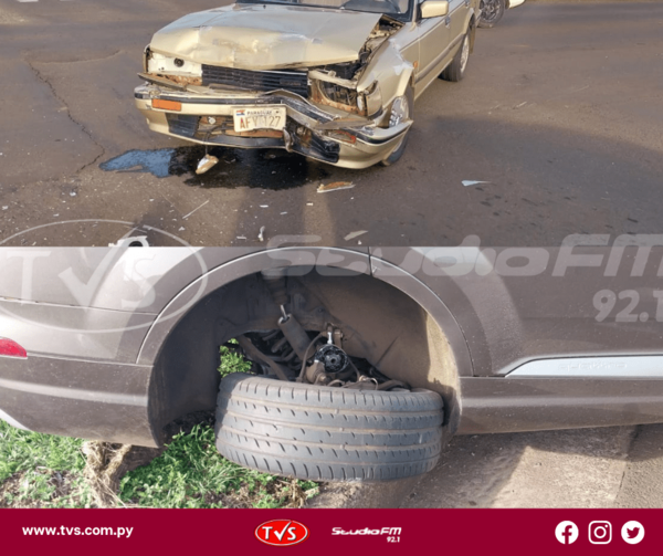 APARATOSO ACCIDENTE DE TRÁNSITO EN CENTRO DE ENCARNACIÓN