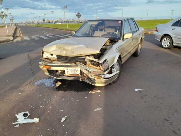 Nuevo accidente de tránsito en el sector del Paseo de la Villa Baja de Encarnación