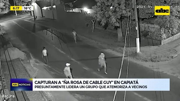 Video: Capturan a “Ña Rosa de Cable Guy” en Capiatá - ABC Noticias - ABC Color