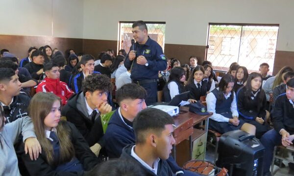 Inician campaña de educación vial en escuela de Franco