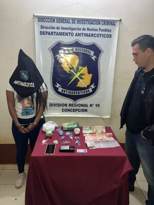 Detienen a una mujer con varias dosis de cocaína y crack en Concepción