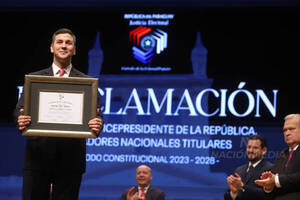 [VIDEO] Santi Peña fue proclamado como presidente