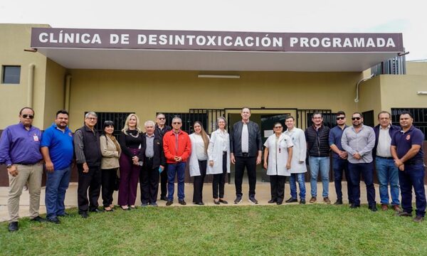 Habilitan mejoras en Clínica de Desintoxicación de Ciudad del Este