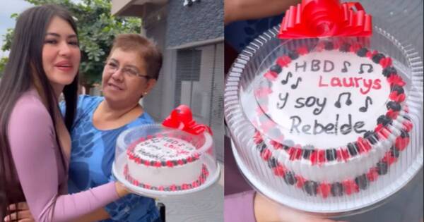 La Nación / ¡Lindo gesto! Así sorprendieron a Laurys Dyva en su cumpleaños