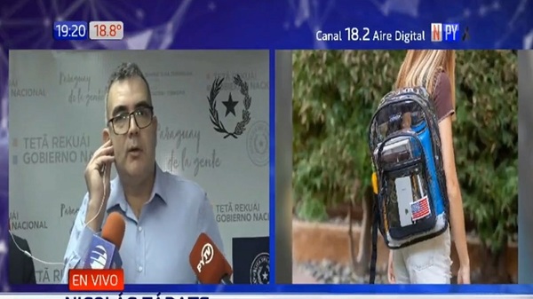 Proponen "mochilas transparentes y cateos" en colegios - Noticias Paraguay