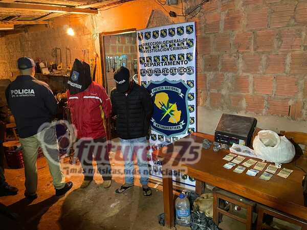 Allanan vivienda por microtrafico y dos quedan detenidos