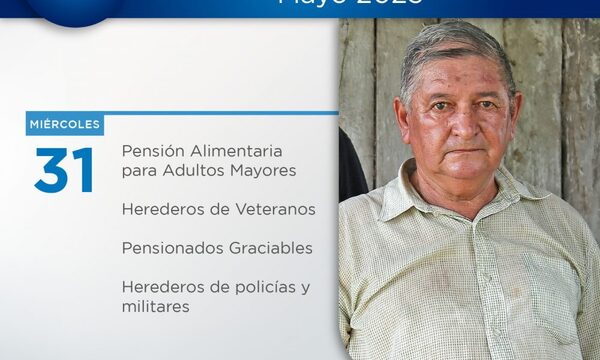 Adultos mayores y otros beneficiarios cobran hoy la pensión del mes