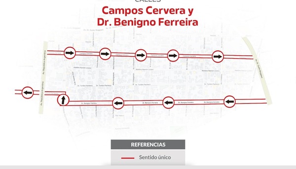 Diario HOY | Anuncian más calles de sentido único en Asunción