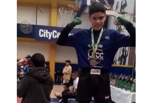 ¡Niño paraguayo se consagra campeón en panamericano de kickboxing!