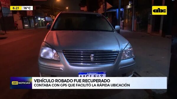 Video: Vehículo denunciado como robado fue recuperado - ABC Noticias - ABC Color