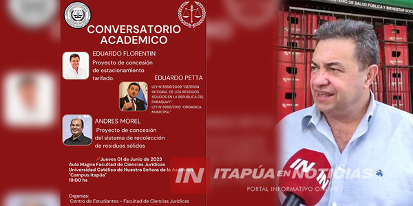 EDUARDO FLORENTÍN FUE INVITADO POR ALUMNOS DE LA CATÓLICA A BRINDAR UNA CHARLA - Itapúa Noticias