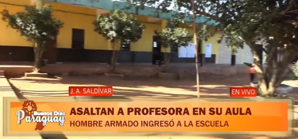 Docente sufre brutal asalto en su sala de clases - ADN Digital