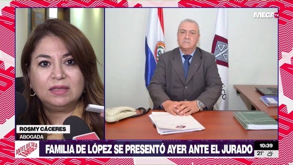Caso López Lohman: Abogada calificó de vergonzoso lo ocurrido en el Jurado de Enjuiciamiento - Megacadena — Últimas Noticias de Paraguay