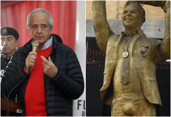 Versus / Expresidente de River Plate criticó duramente a la estatua de Gallardo