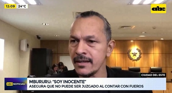 Mbururu asegura ser inocente y pide que se respeten sus derechos