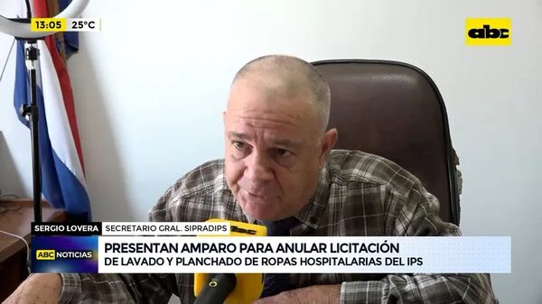 Video: presentan amparo para anular la licitación de lavado y planchado en IPS - ABC Noticias - ABC Color