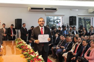 Proclaman como diputado electo al Licenciado César Cerini