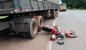 Pequeña de 4 años fallece en accidente de moto
