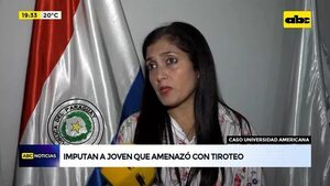 Video: Imputan a joven que amenazó con tiroteo  - ABC Noticias - ABC Color