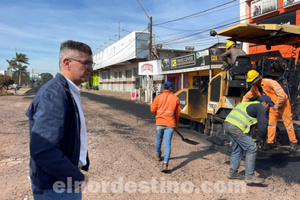 Municipalidad de Pedro Juan Caballero intensifica trabajos de mantenimiento y empedrado en diversas calles de la ciudad - El Nordestino