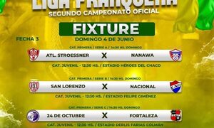 Agendan tercera fecha de la Liga Franqueña