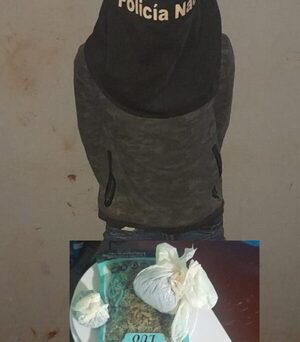 Detienen a joven con marihuana
