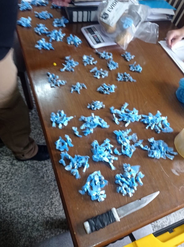 Incautan drogas y estoques en el pabellón el PCC