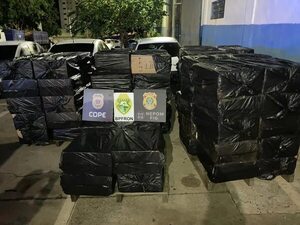 Intervienen puerto clandestino y requisan cigarrillos llevados de Paraguay - Nacionales - ABC Color