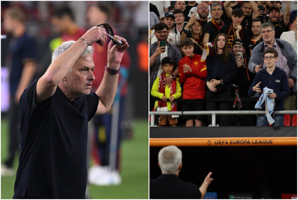 Versus / Mourinho y un regalo especial para un pequeño aficionado de la Roma