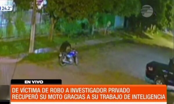 Pagó a ladrones para que le devuelvan su moto | Telefuturo
