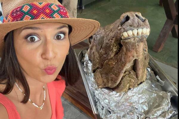 [VIDEO]Famosa presentadora española llegó a Paraguay para probar nuestras comidas