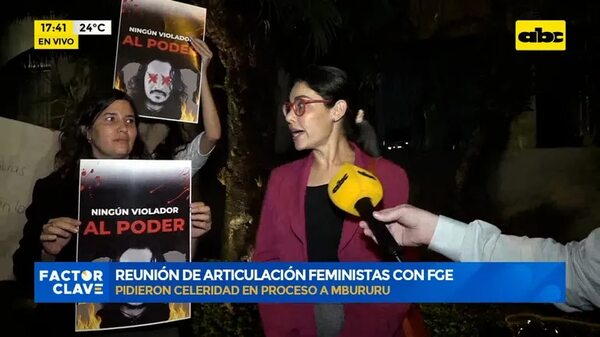 Video: La Articulación Feminista pide al FGE la celeridad en proceso a Mbururu - Factor Clave - ABC Color