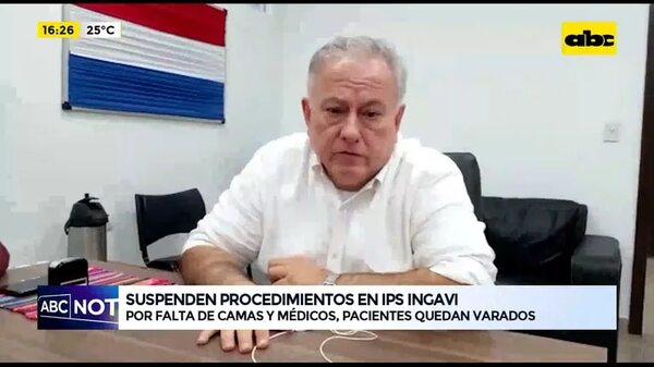 Video: Suspenden procedimientos en el IPS Ingavi por falta de equipamientos - ABC Noticias - ABC Color