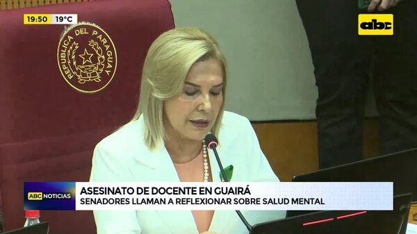 Video: Senadores llaman a reflexionar sobre salud mental - ABC Noticias - ABC Color