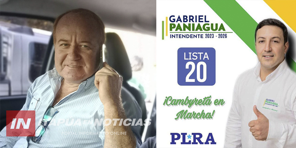 JAVIER PEREIRA: “NUESTRO CANDIDATO A INTENDENTE EN CAMBYRETÁ ES GABRIEL PANIAGUA” - Itapúa Noticias