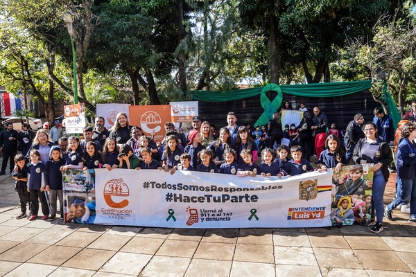 ENCARNACIÓN SE SUMÓ A LA CAMPAÑA NACIONAL POR LA LUCHA CONTRA EL ABUSO INFANTIL