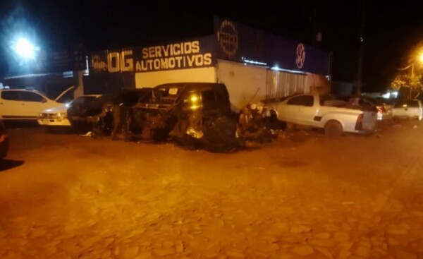 Hallan furgoneta hurtada en taller mecánico, durante allanamiento