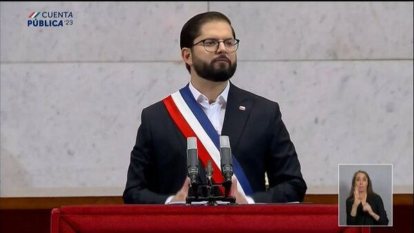Boric da su informe de gestión en el Congreso: «Las urgencias del pueblo deben ser las del Gobierno»